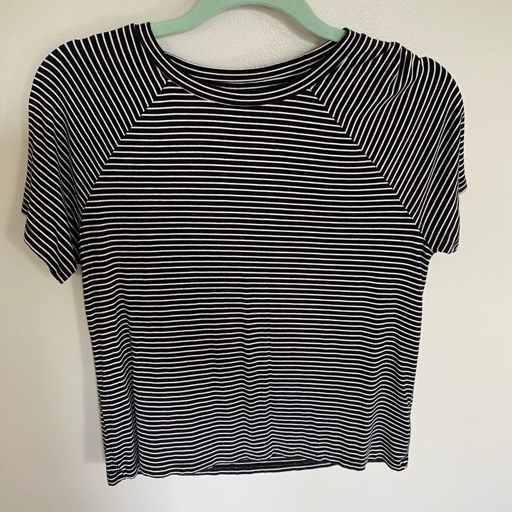 Striped Loose Crop Top